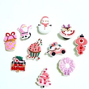 10 Christmas Croc Charms Shoe Charm Jibbit Disney Croc Charms